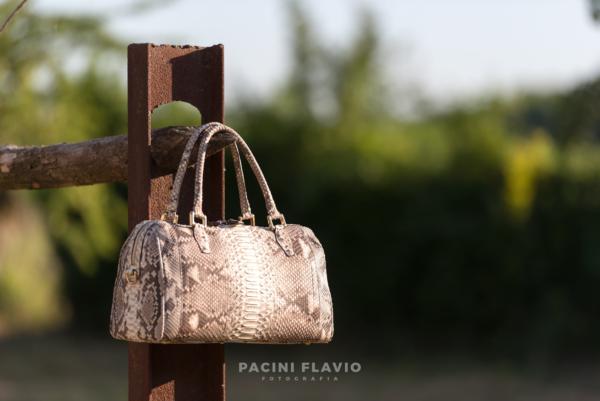 Borsa di pitone al tramonto