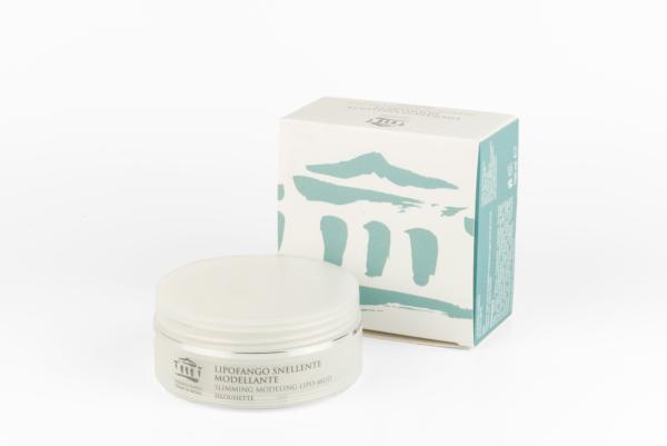 Foto di fango cosmetico con scatola
