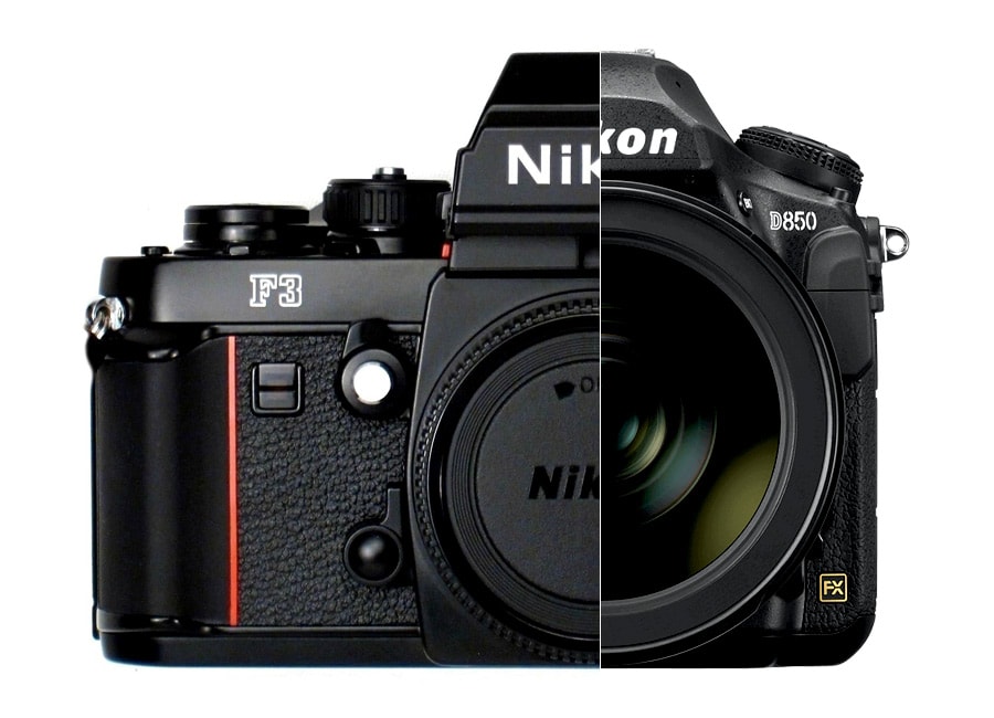 Corpi macchina Nikon F3 e D850