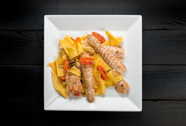 Pappardelle cicale e pomodoro
