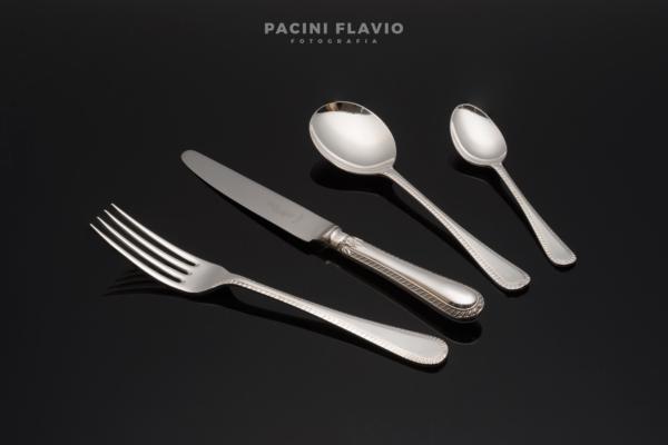Servizio fotografico posate d'argento
